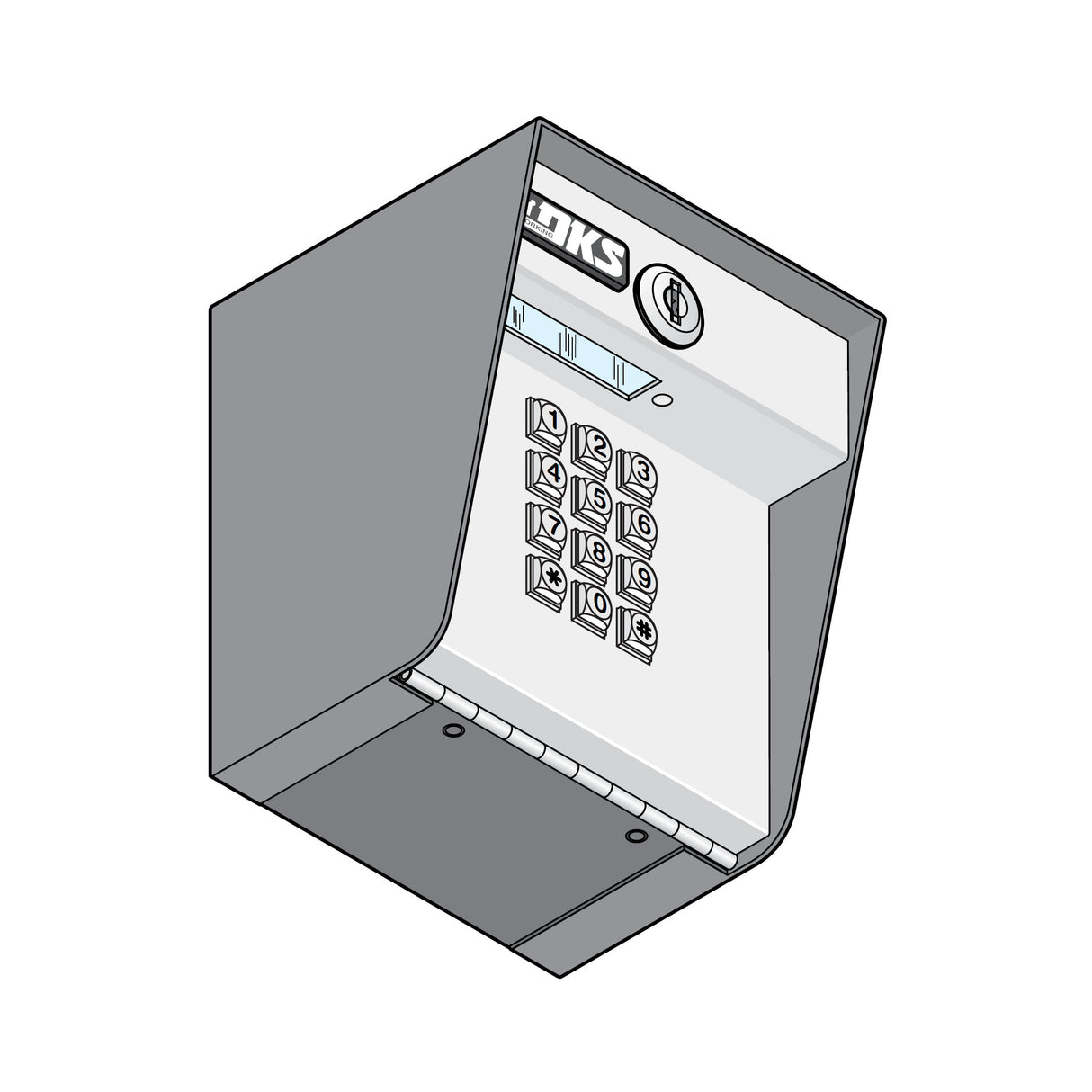 Doorking Surface Mounted Gate Keypad