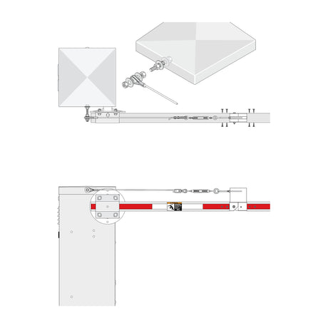 Doorking 1601-383 Plastic Folding Arm Kit, installation how-to