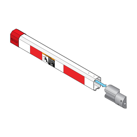 Doorking 1601-590 Aluminum Octagonal Arm (6ft)