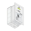 Doorking 1802-089 Flush Mount Telephone Entry System