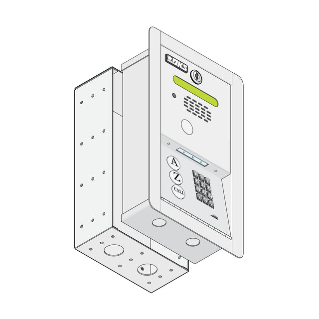 Doorking 1802-093 Access Plus Flush Mount Telephone Entry System