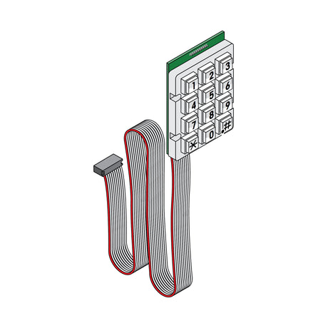 Doorking 1804-156 Replacement Keypad Kit with Ribbon