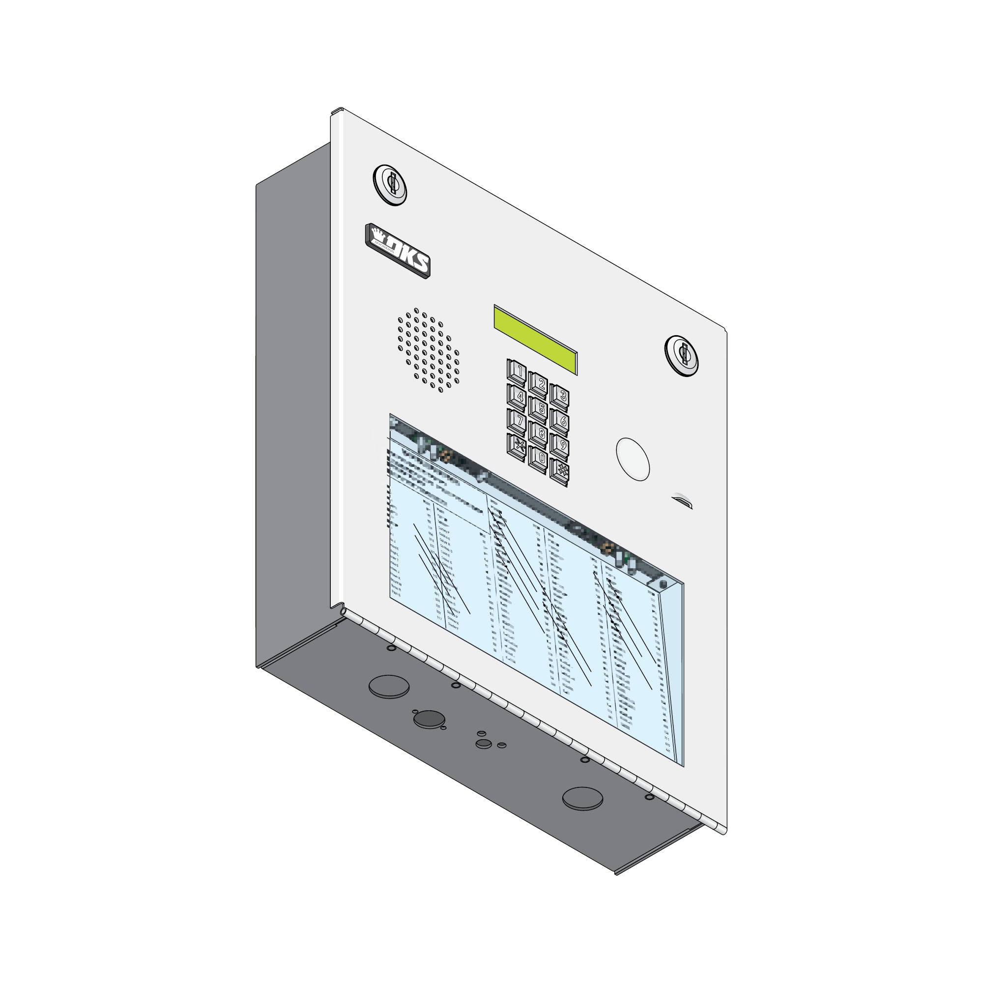 Doorking 1834-084 Flush Mounted Entry System | Elitegates.net