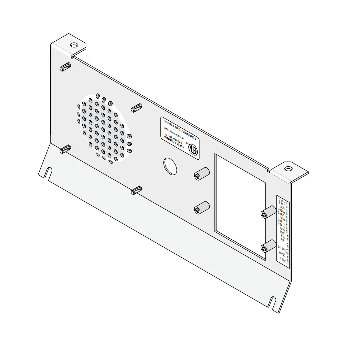 Doorking 1812-029 Sub Plate for 1812 Classic