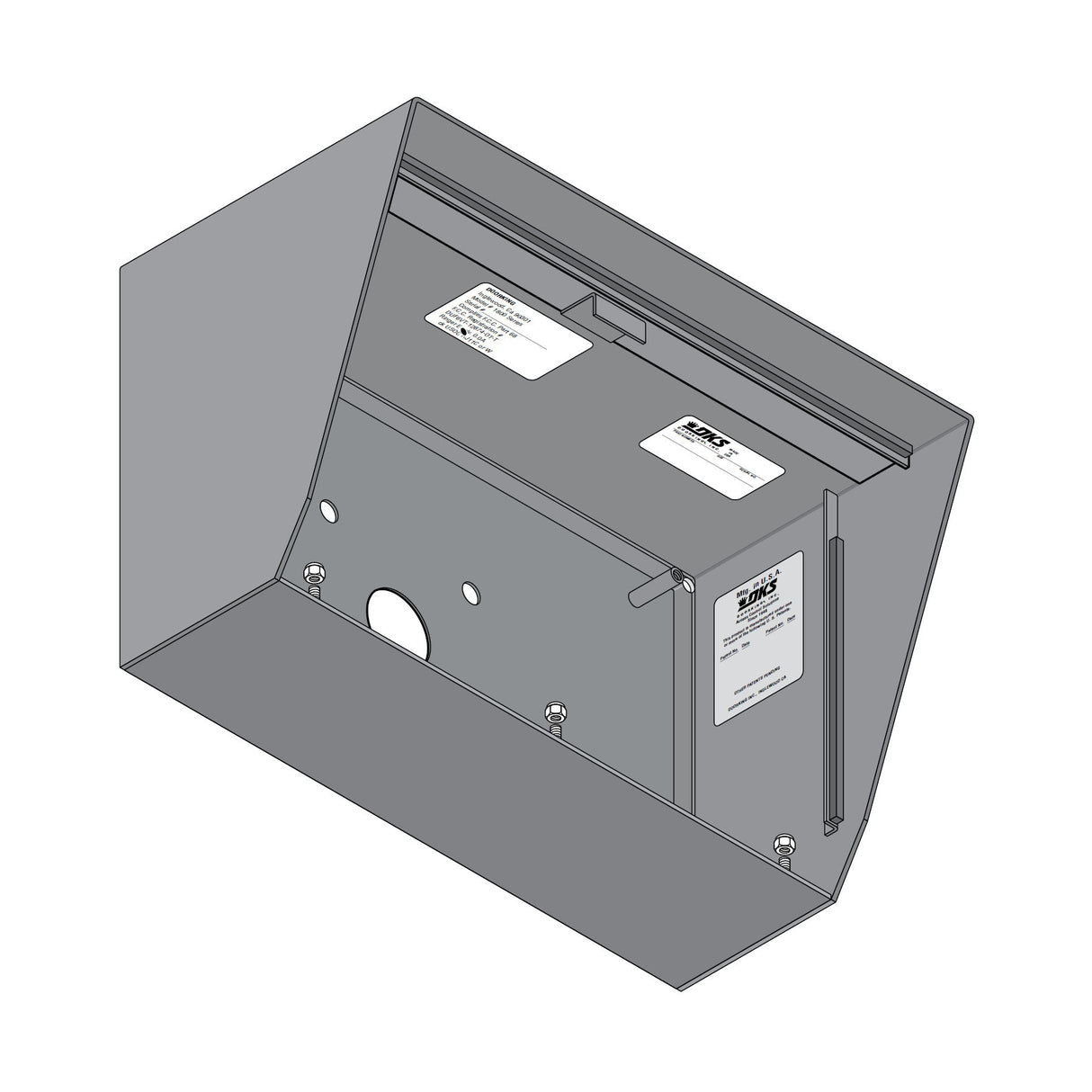 Doorking 1812-105 Stainless Steel Housing