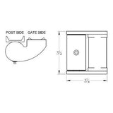 Liftmaster 2064P Hinges (Pair)