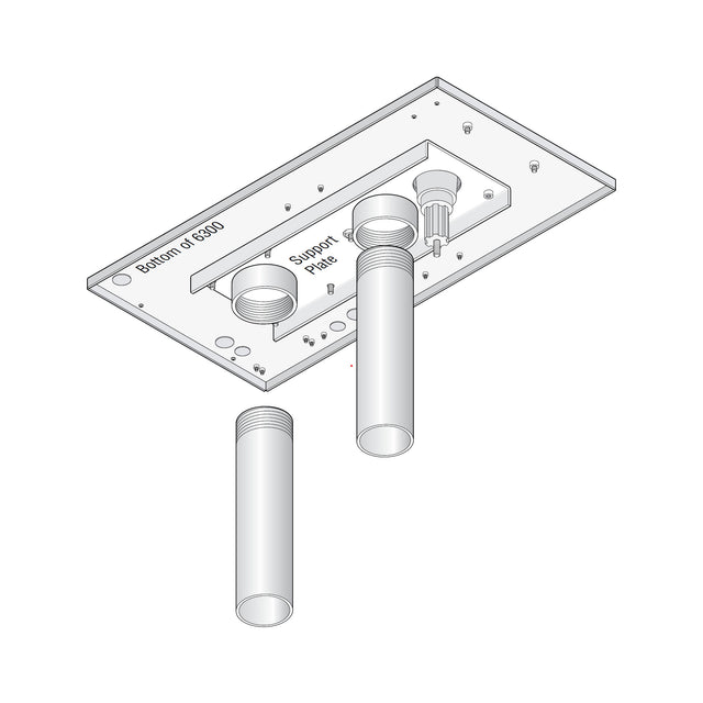 Doorking 2600-263 Post Mount Hardware Kit