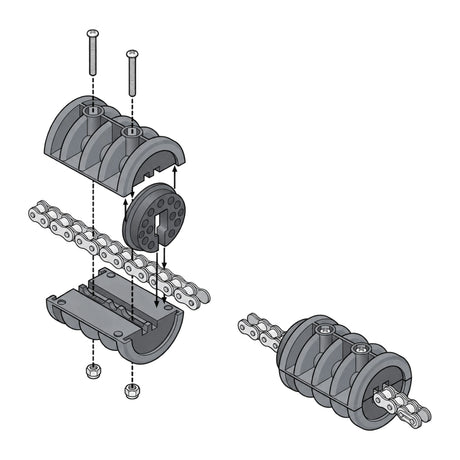 Doorking 2600-271 installation illustration | Elitegates.net