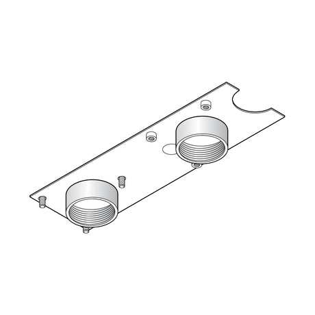 Doorking 2600-664 Post-Mount Baseplate For 6050 And 6100