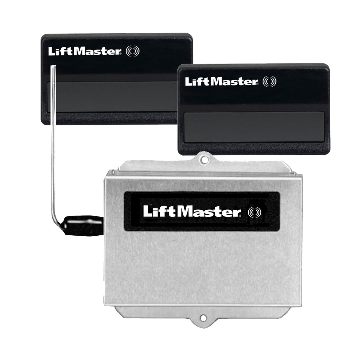 Liftmaster 315Mhz Receiver and 2 Remotes Combo