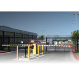 HySecurity StrongArm 14F Hydraulic Barrier Gate Operator, shows dual arms installation