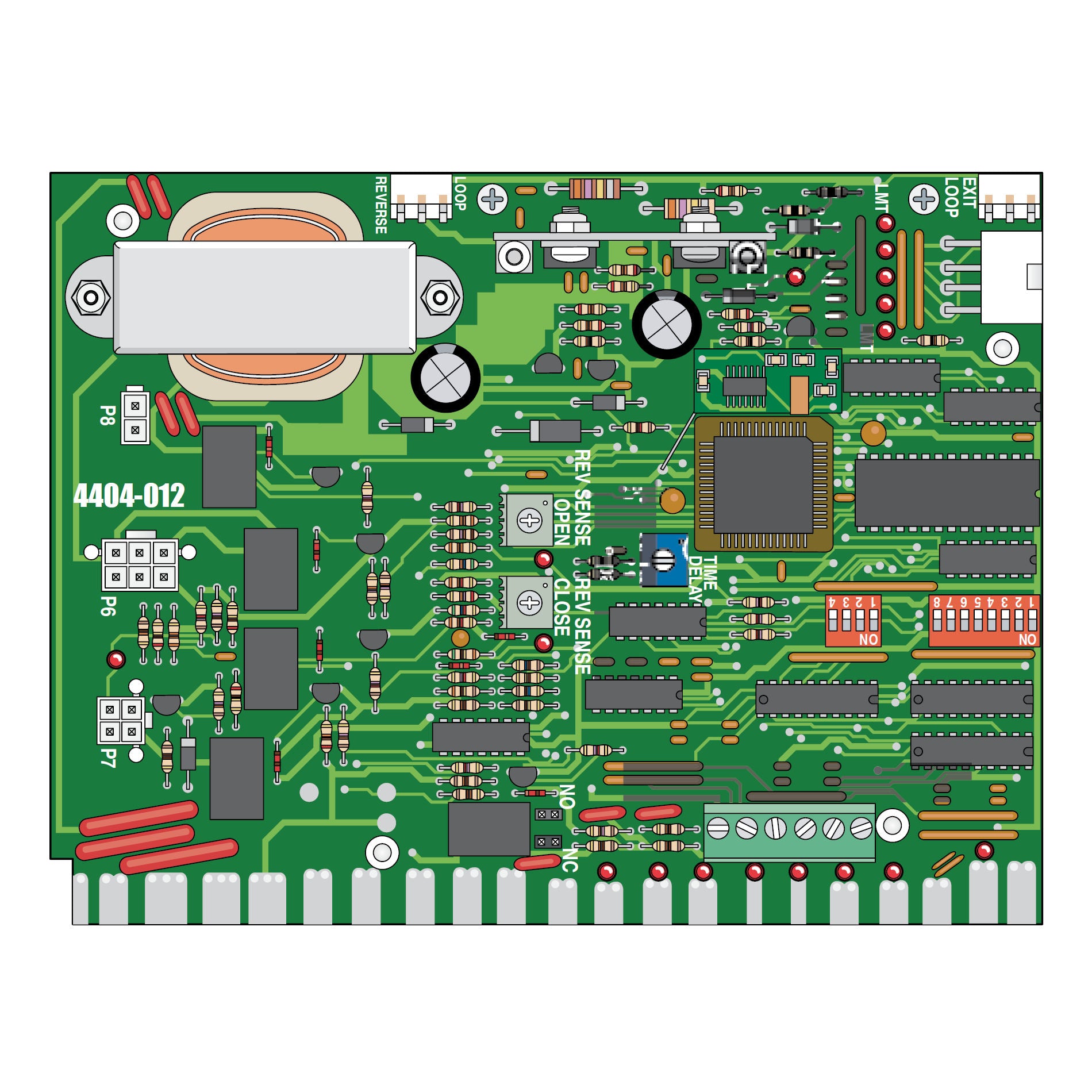 キカイダー Doorking 4404-012 Control Board for Gate Operators | Elitegates
