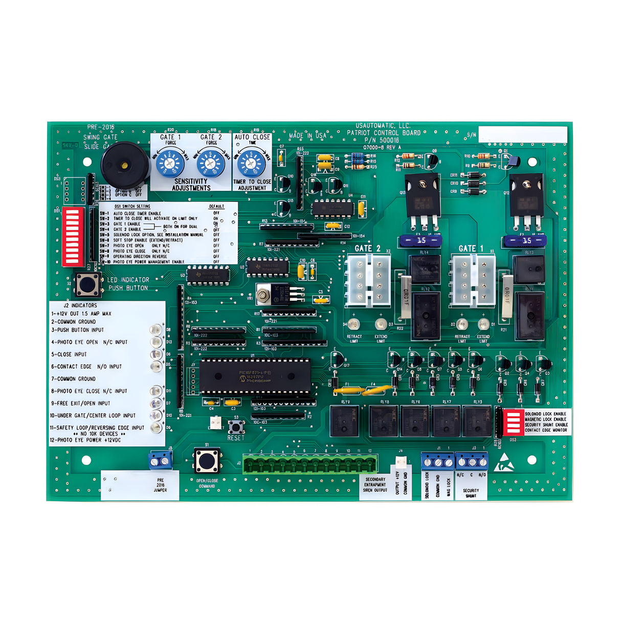 US Automatic 500016 Control Board (Pre-2016)