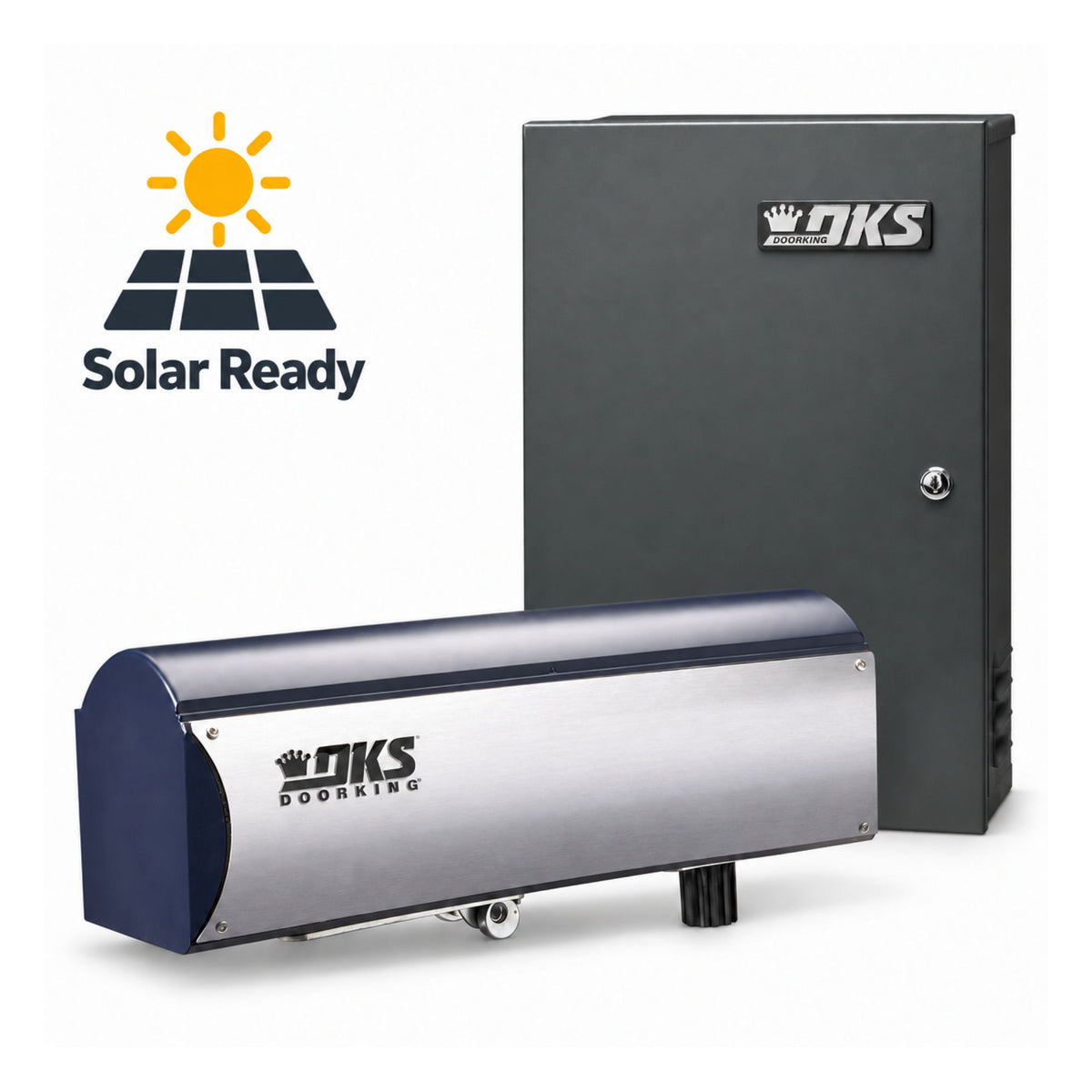 DoorKing 6004 Single Swing Gate Operator Kit - 24V Solar Ready | Elitegates.net