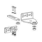 FAAC 63002565 Front and Rear Mounting Brackets (S418), illustration