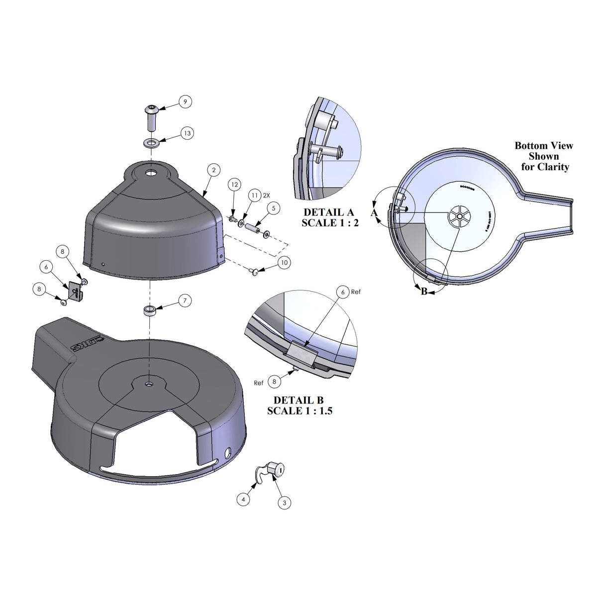 Doorking 6500-440 parts list diagram