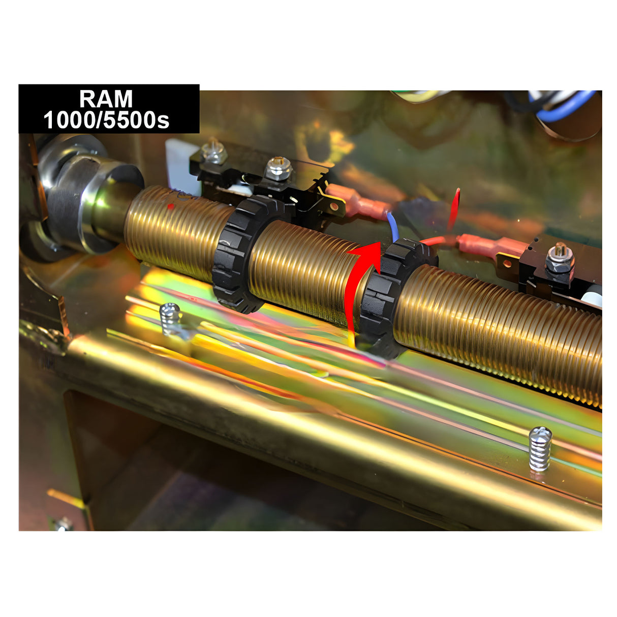 Ramset 800-20-51 Limit Nut 1-Inch ID, shown installed | Elitegates.net