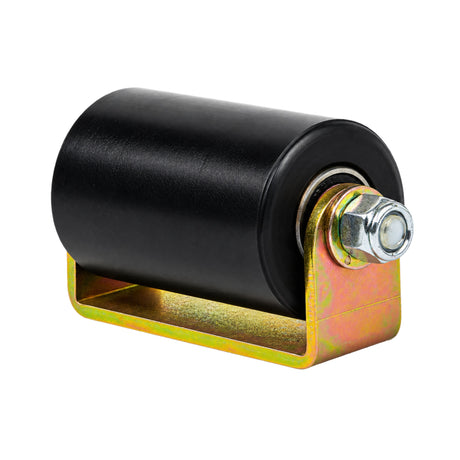 Ramset Slide Gate 4 Inch Black Guide Rollers with C-Bracket | Elitegates.net