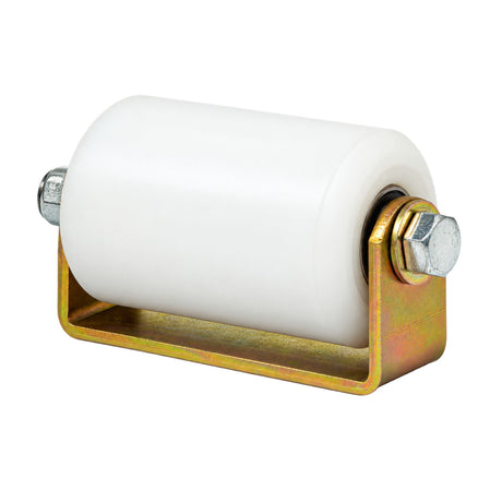 Ramset Slide Gate 4 Inch White Guide Rollers with C-Bracket | Elitegates.net