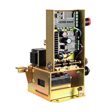 Ramset RAM 100 DC Slide Gate Operator, shown without a cover | Elitegates.net