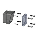 DoorKing 8080-520 Through-Beam Photoeyes, installation illustration