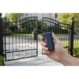 Liftmaster 811lmx Remote Control, Shown opening a gate | Elitegates.net