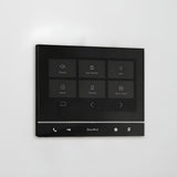 DoorBird A1103 WiFi IP Video Indoor Station, Black Edition mounted on a wall | Elitegates.net