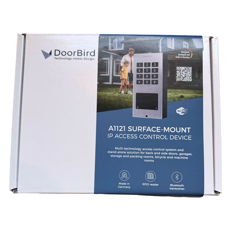 DoorBird A1121 WiFi Keypad, shown in its packaging | Elitegates.net