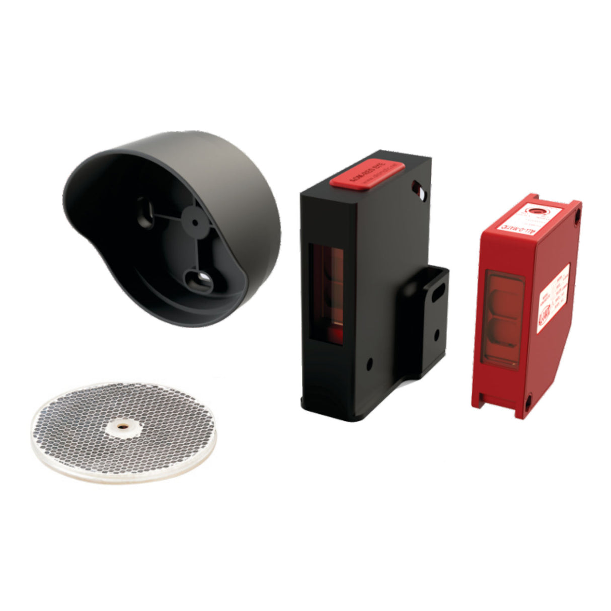 All-O-Matic AOM-RED EYE 2 Photoelectric Sensor with Visible Alignment Beam for Gate Safety