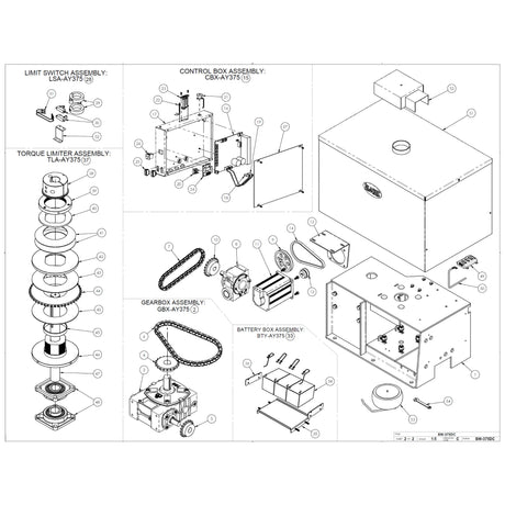 All-O-Matic SW-375DC Repair Parts  Diagram | Elitegates.net