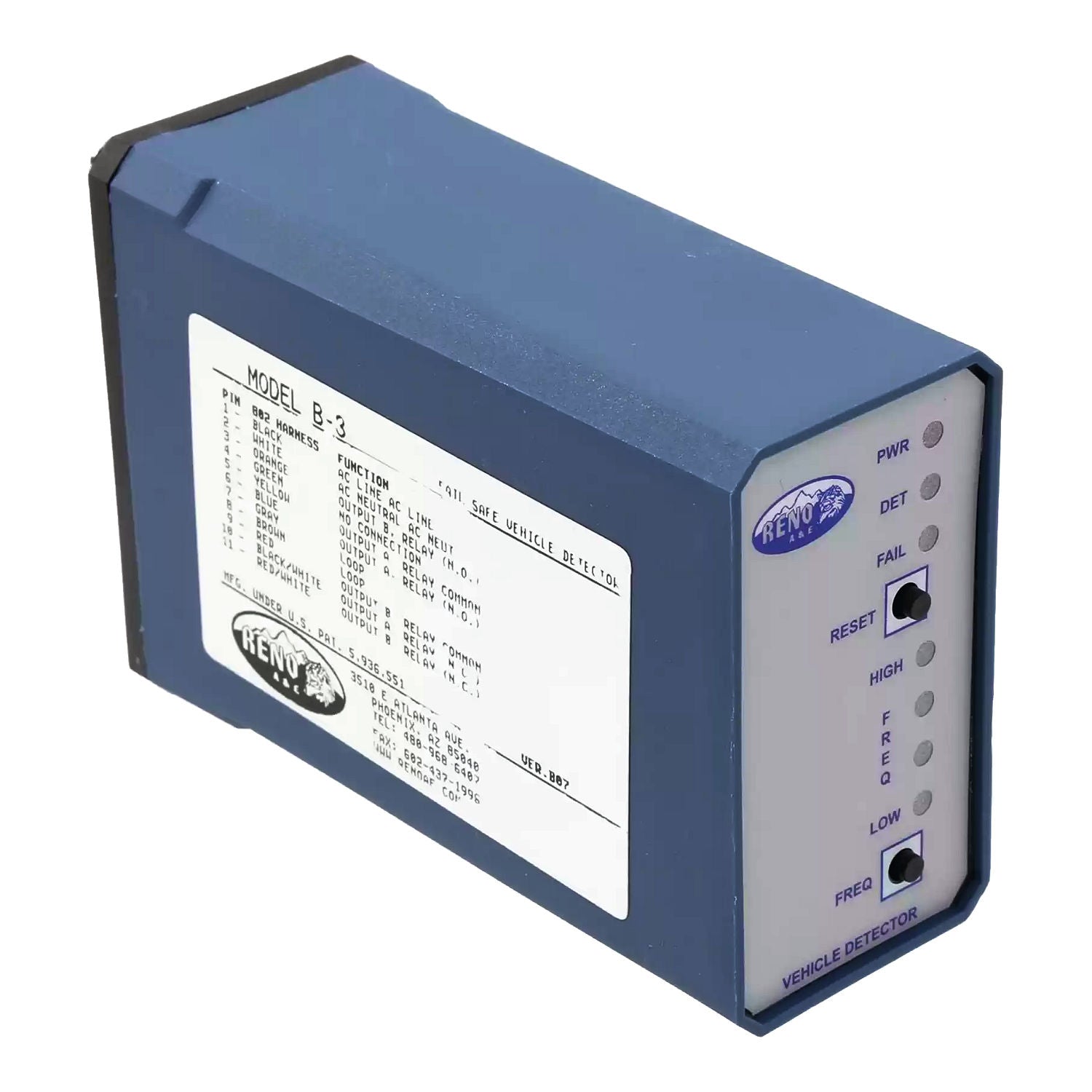 Reno BX-3 Loop Detector – Single Channel 120VAC | Elitegates.net