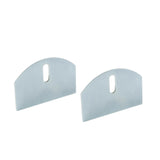 D&D CI2140A Carriage Plates 4" Aluminum (Pair)