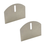 D&D CI2160 Carriage Plates 6" Steel (Pair)