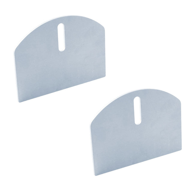 D&D CI2160A Carriage Plates 6" Aluminum (Pair)