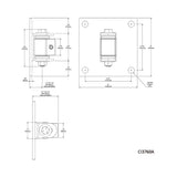 D&D CI3760A hinge dimensions