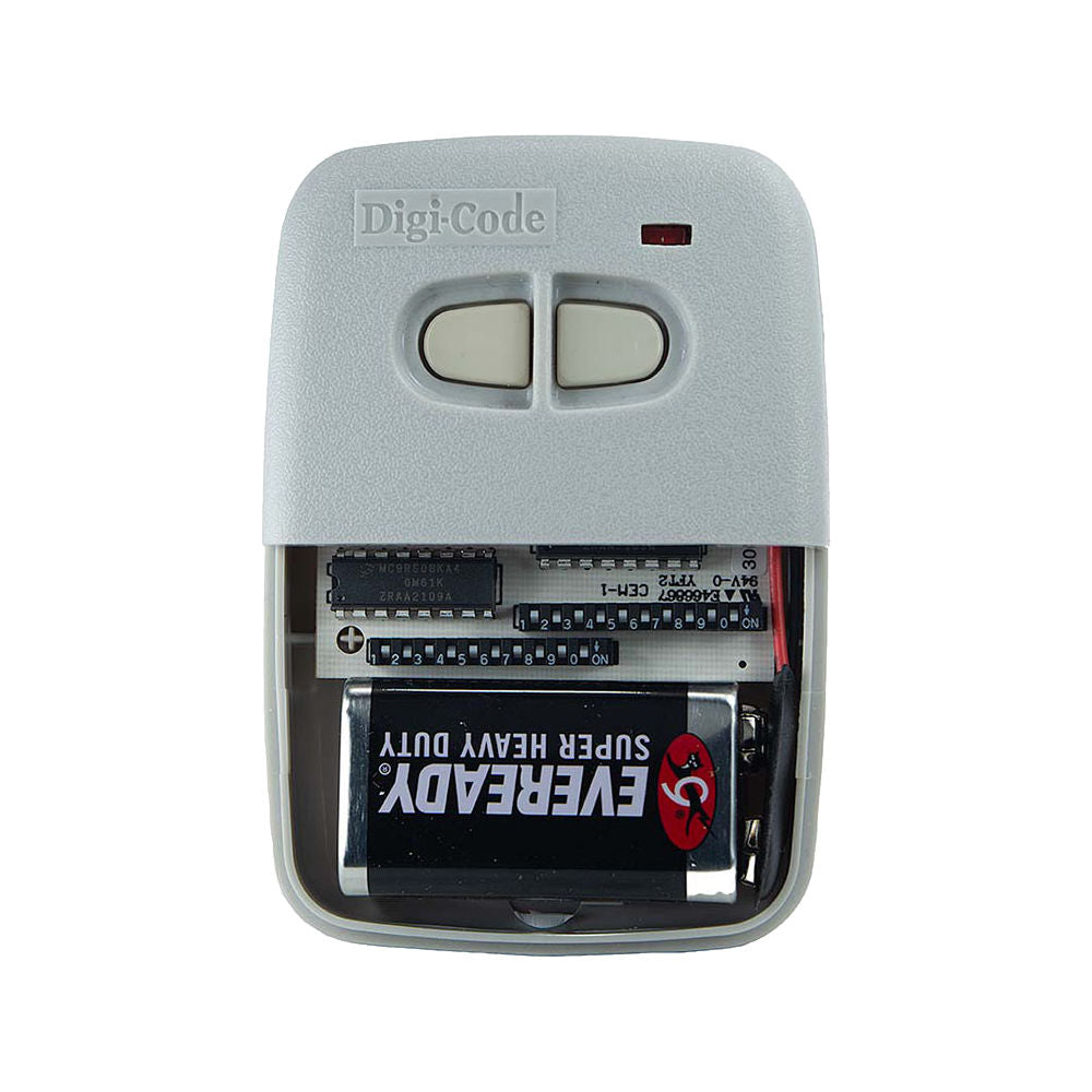 Digi-Code DC-5060 Remote Control (300Mhz), cover open