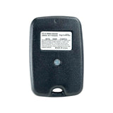 Digi-Code DC-5072 Remote Control (310Mhz), rear view