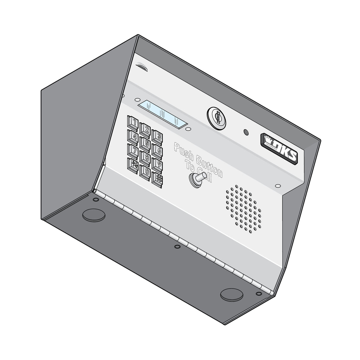 Doorking 1812-081 Classic Telephone Entry System for Gates