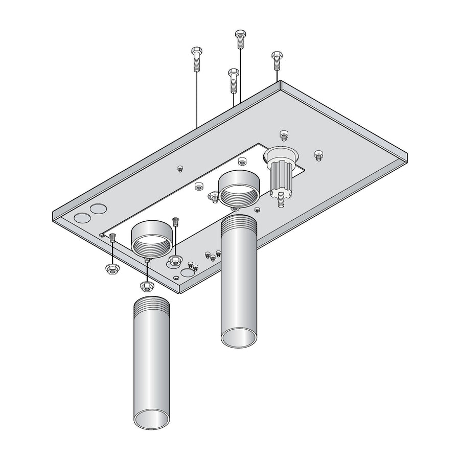 Swing Gate Mounting Brackets for Posts, Columns & Arms | EliteGates.net ...