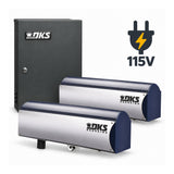 DoorKing 6004 Column Mounted Dual-Swing Gate Operator Kit 115V | Elitegates.net