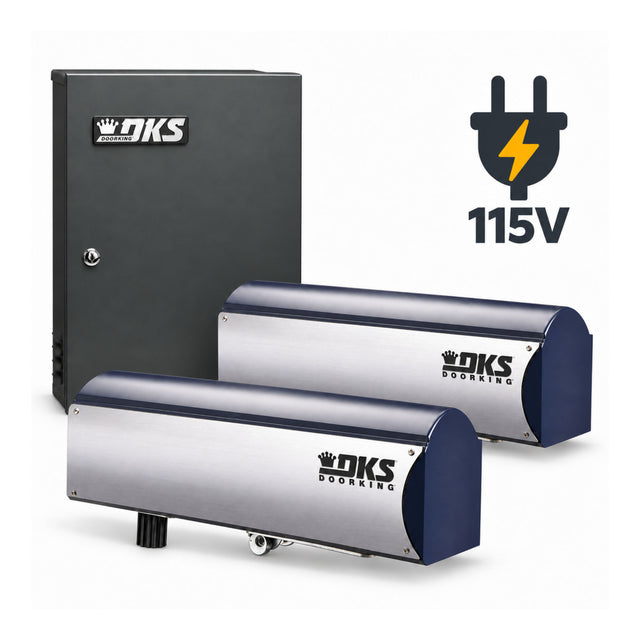 DoorKing 6004 Column Mounted Dual-Swing Gate Operator Kit 115V | Elitegates.net