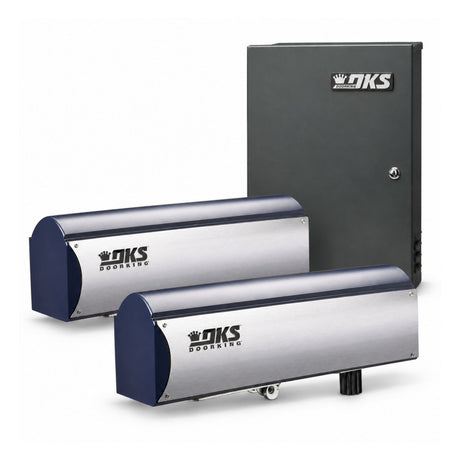 DoorKing 6004 Compact Dual Swing Gate Operator Kit - 24V Solar Ready | Elitegates.net