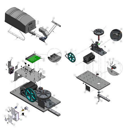 DoorKing 6300-384 1-HP Parts Diagram | Elitegates.net