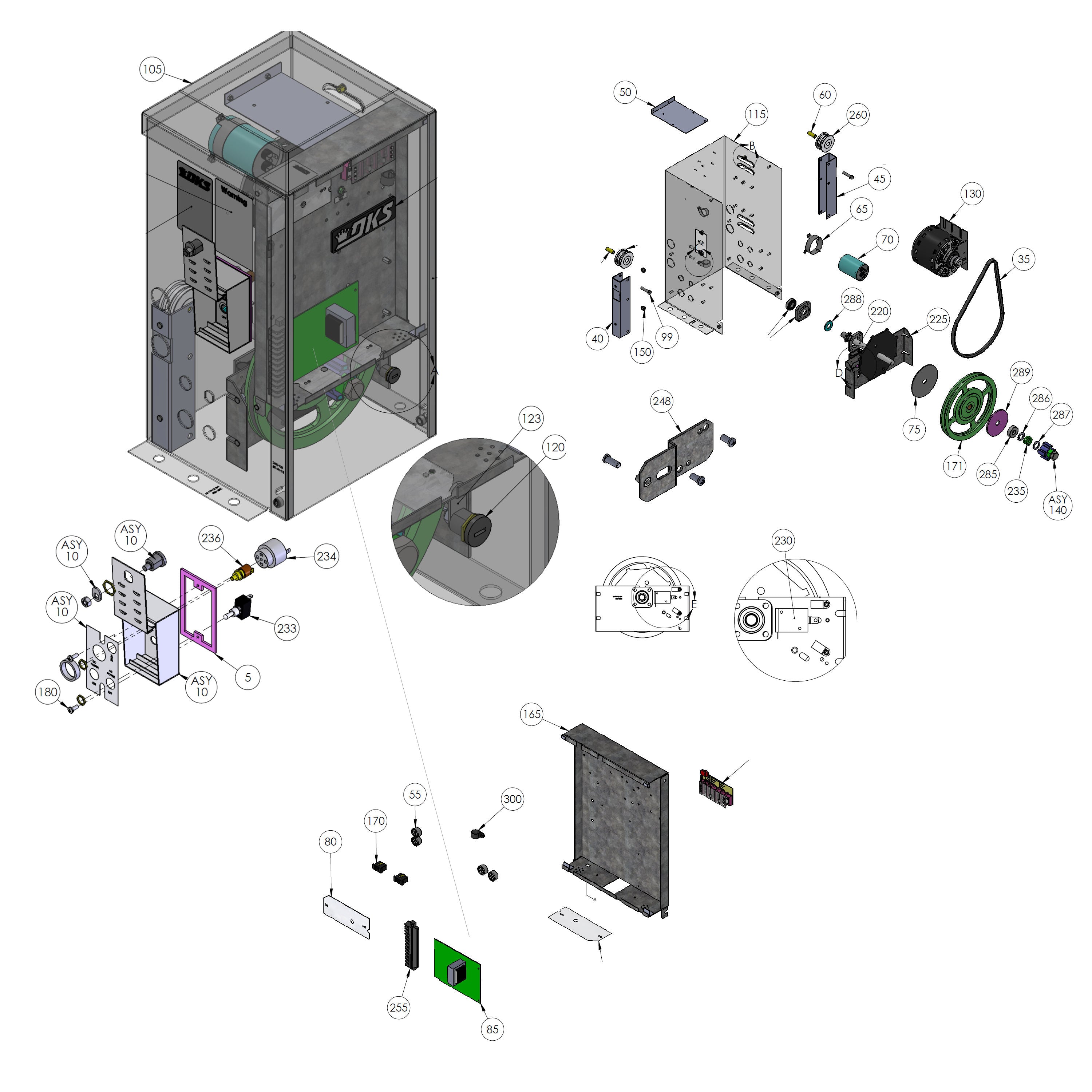 DoorKing 9050-380 Parts Diagram | Elitegates.net
