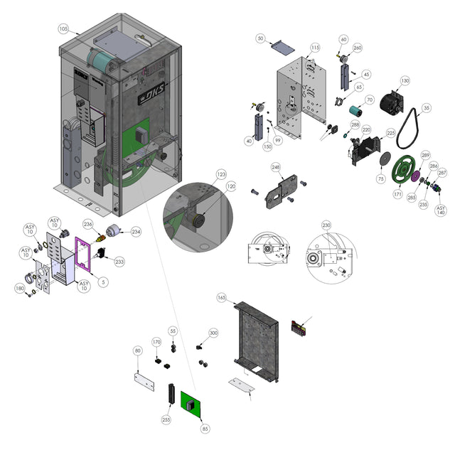 DoorKing 9050-380 Parts Diagram | Elitegates.net