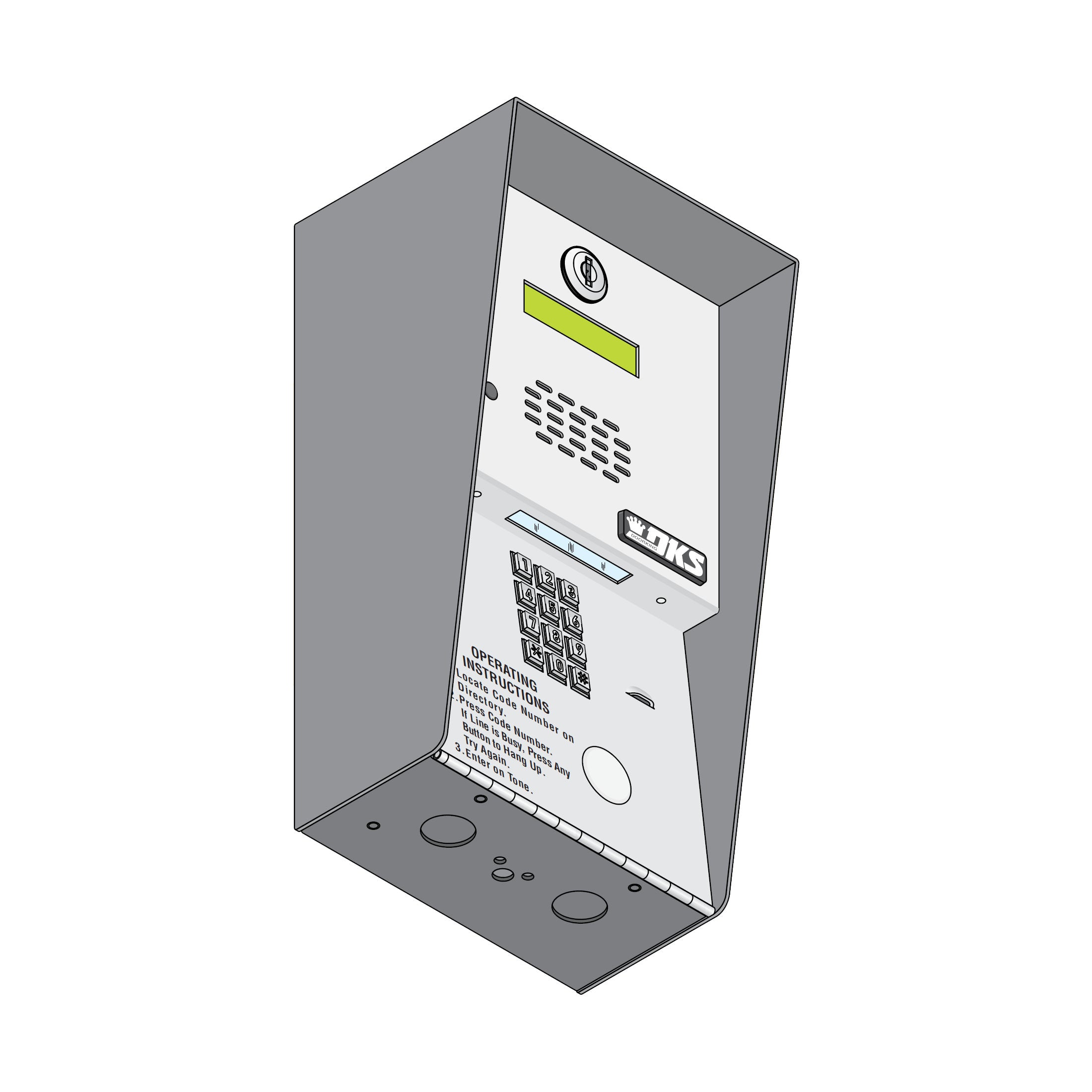 Doorking 1802-082 Compact Telephone Entry System | Elitegates.net