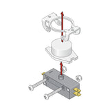 DoorKing 1814 Button Assembly for Commercial Intercoms | Elitegates.net
