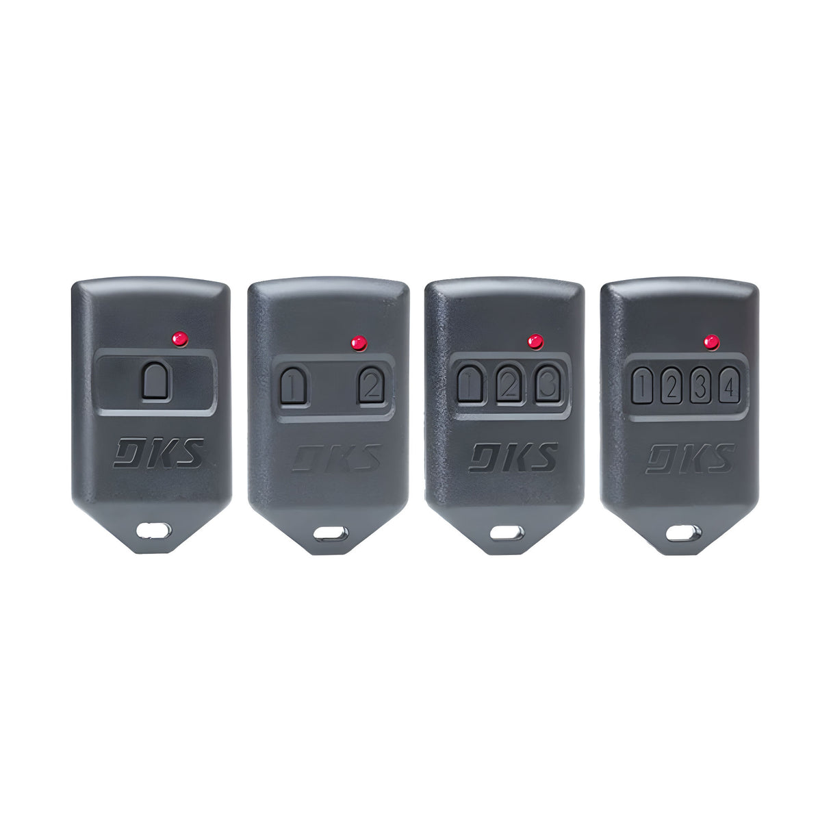 Doorking MicroPlus Remotes, showing all variants