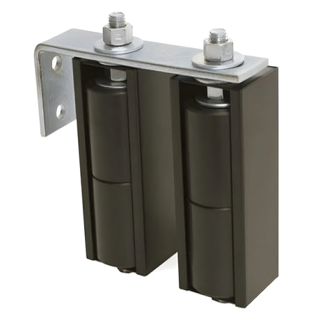Doorking 1204-123 Dual Guarded Guide Rollers (6")