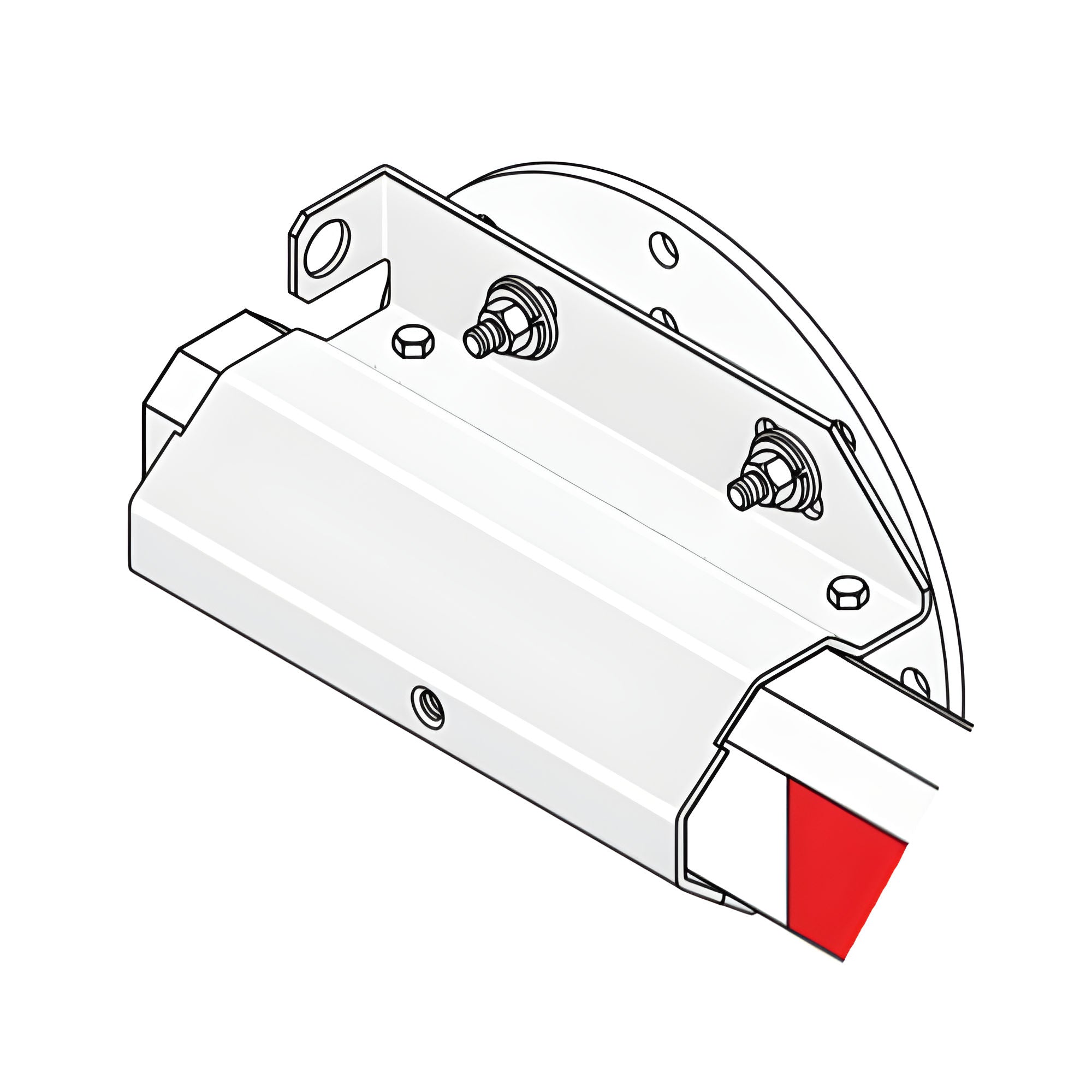 Doorking 1601235 Octagon Arm Mounting Kit Elite Gates
